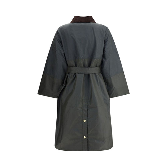Green Cotton Coat