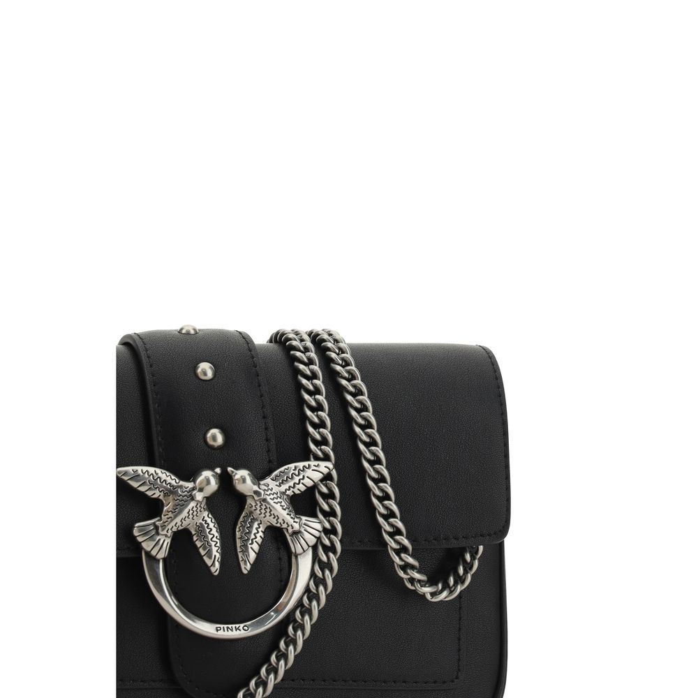 Black Calf Leather Bos Taurus Shoulder Bag