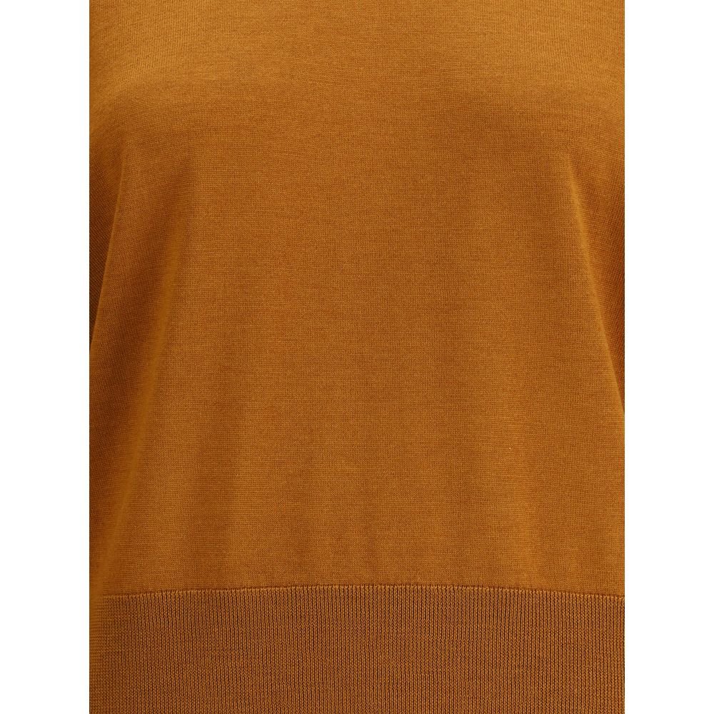 Brown Fleece Wool Sweatshirt