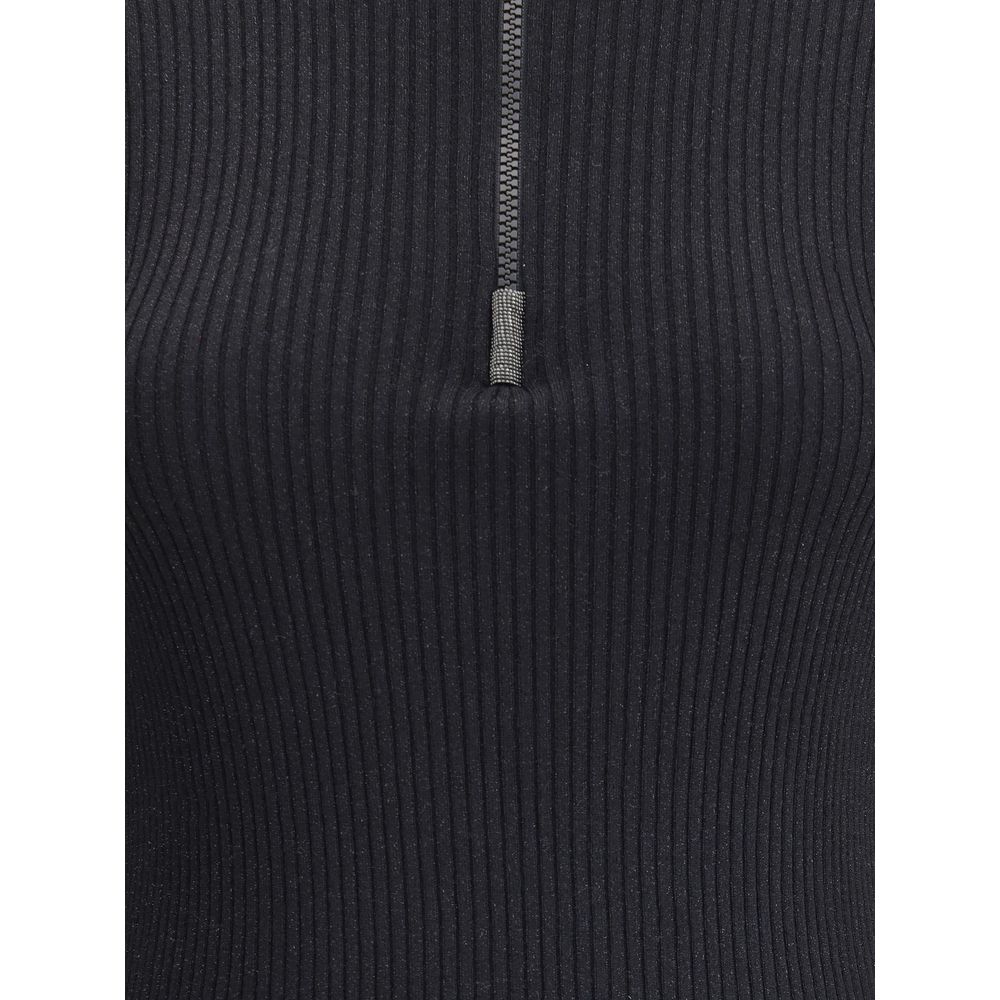 Black Cashmere Sweatshirt