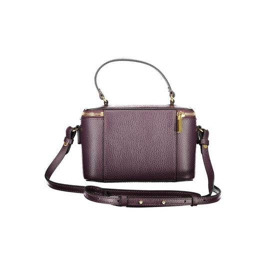 Purple Leather Women Handbag