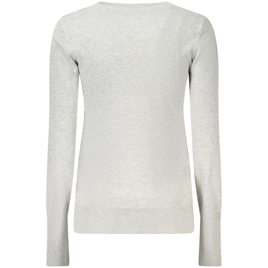 Gray Viscose Women Sweater