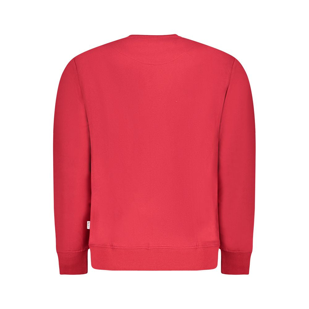Red Cotton Sweatshirt