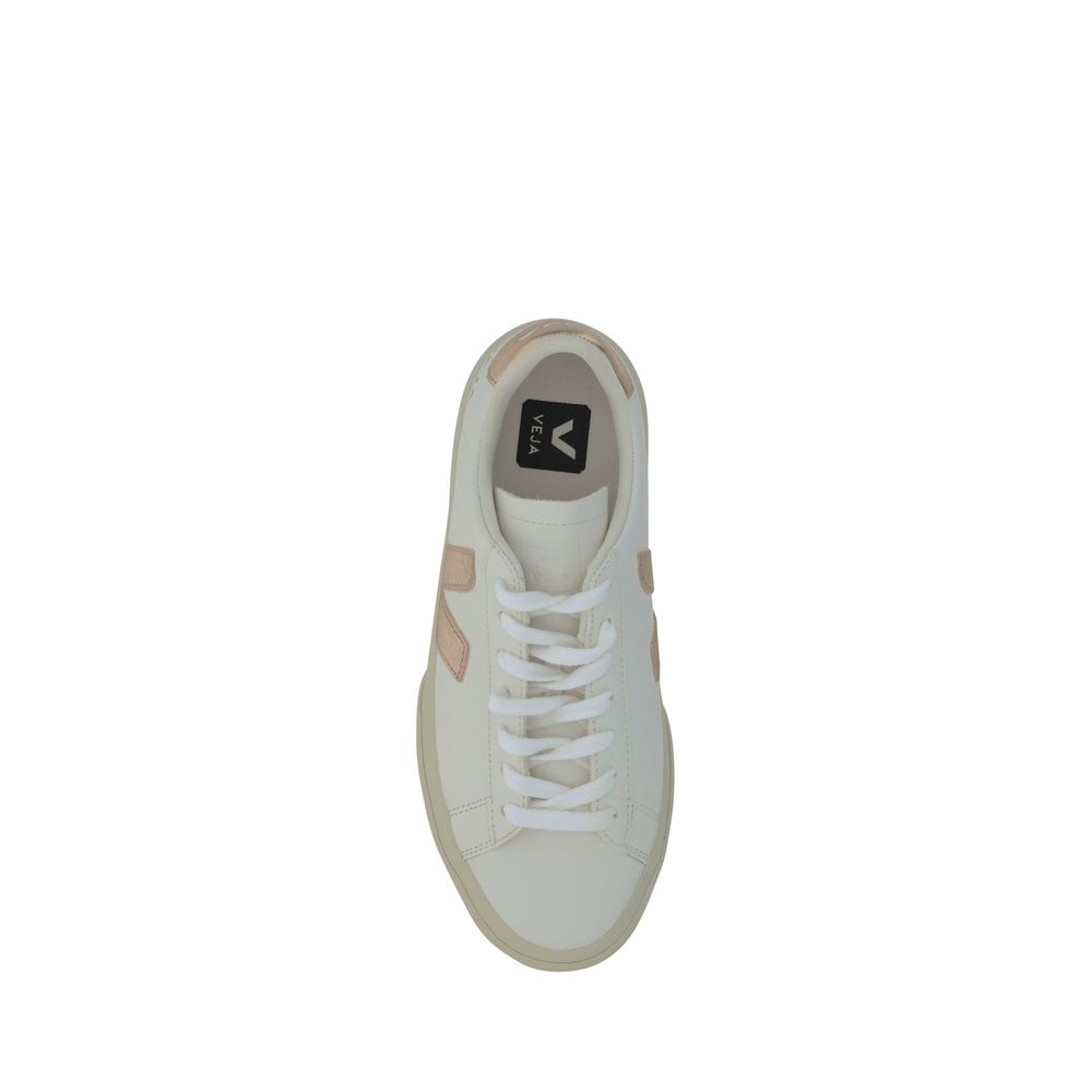 White Calf Leather Bos Taurus Low Top Sneakers