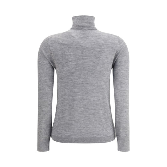 Gray Cashmere Turtleneck