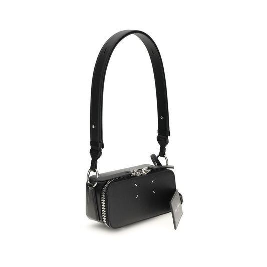 Black Calf Leather Bos Taurus Shoulder Bag