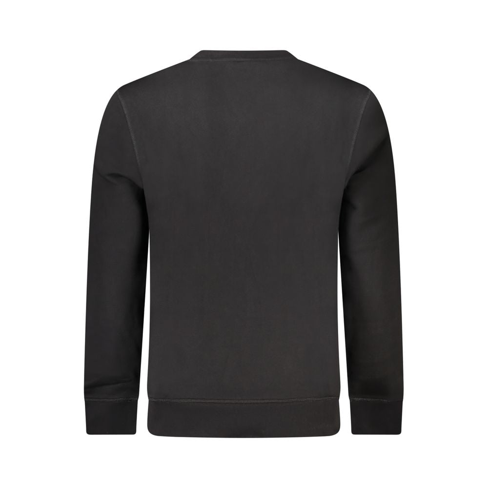 Black Cotton Sweatshirt