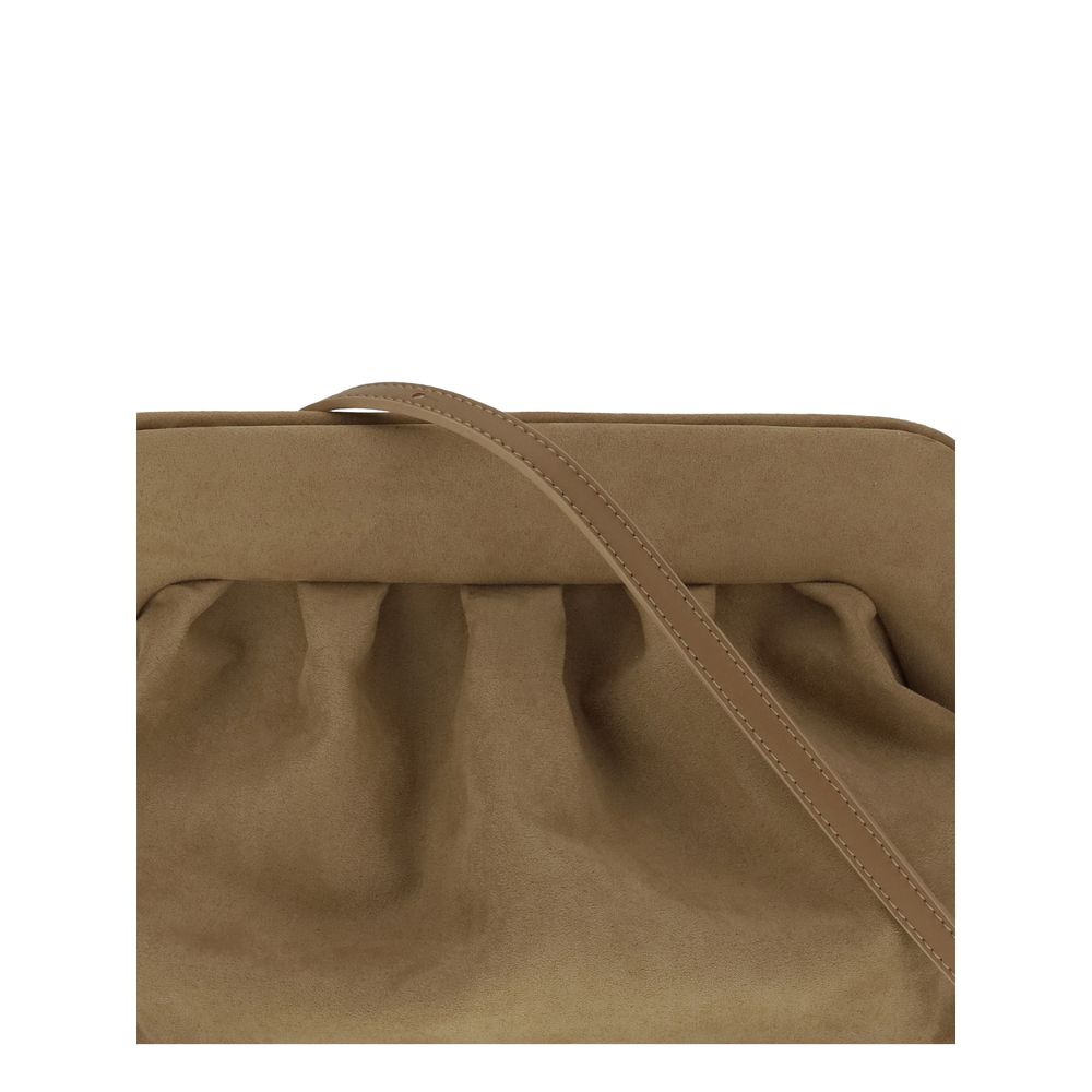 Beige Other Fibres Clutch Bag