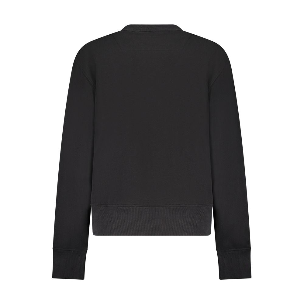 Black Cotton Women Sweater