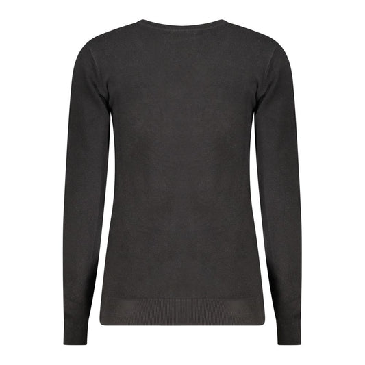 Black Viscose Women Sweater