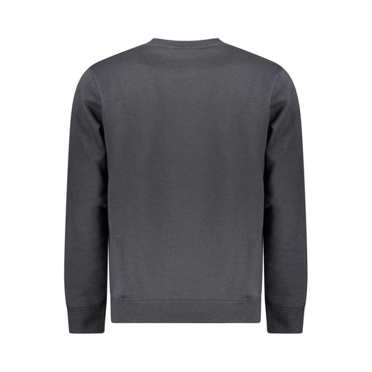 Black Cotton Sweatshirt