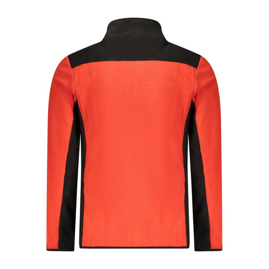 Red Polyester Sweatshirt