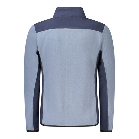 Blue Polyester Sweatshirt