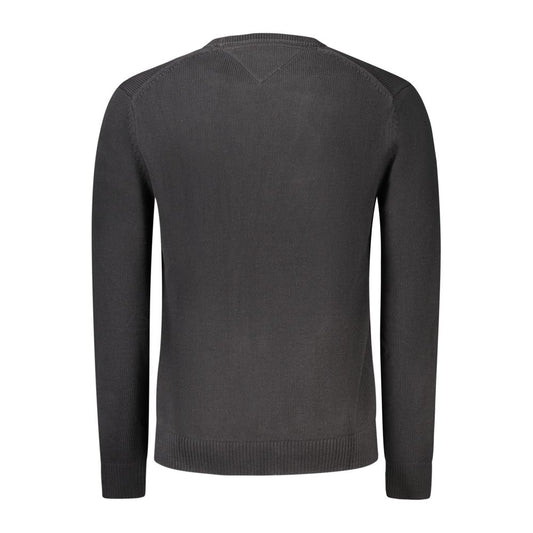 Black Cotton Sweater