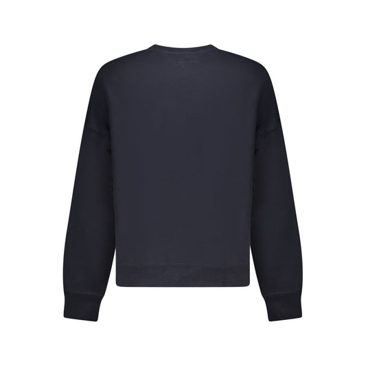 Blue Cotton Men Sweater