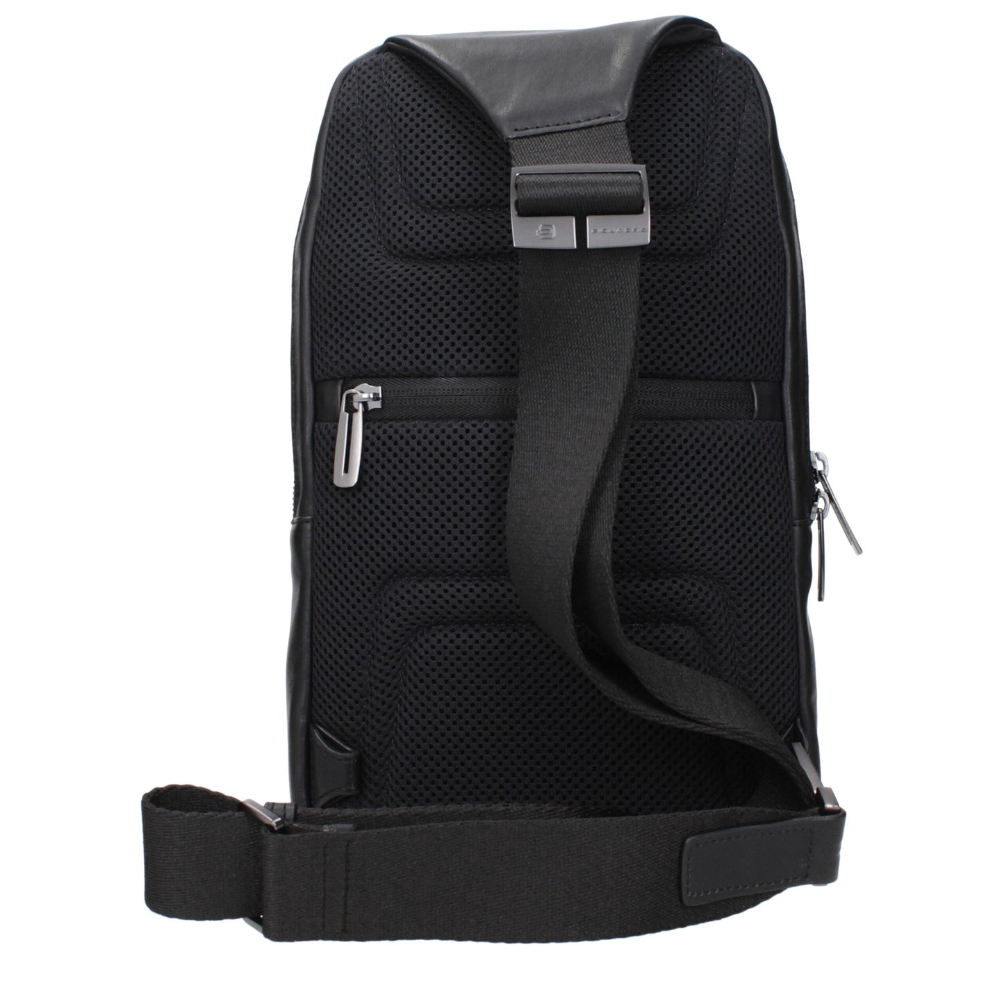 Black Leather Crossbody Bag