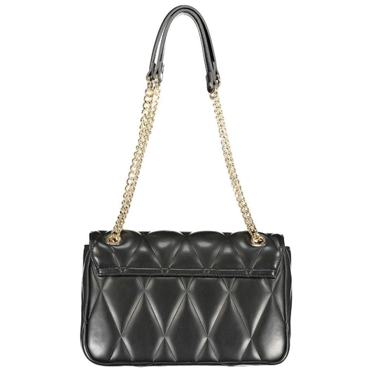 Black Polyethylene Women Handbag