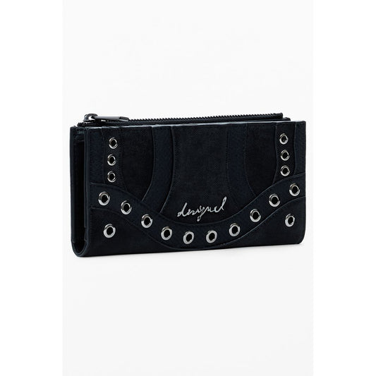 Black Polyethylene Women Wallet