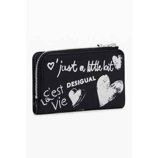 Black Polyethylene Women Wallet