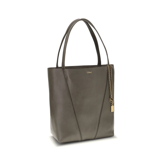 Gray Calf Leather Bos Taurus Shoulder Bag