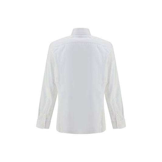 White Cotton Dress Shirt