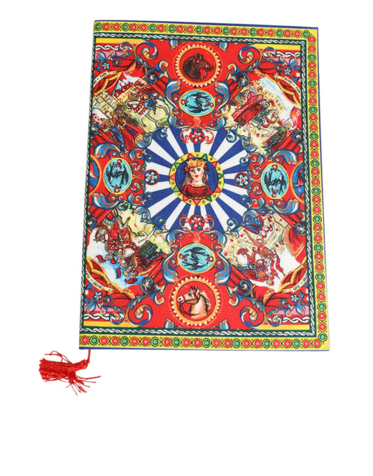 Multicolor Sicilian Carretto Print Journal Notebook