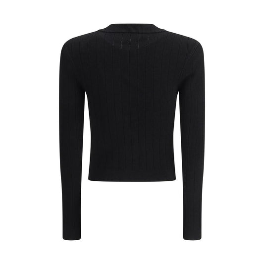 Black Viscose Cardigan