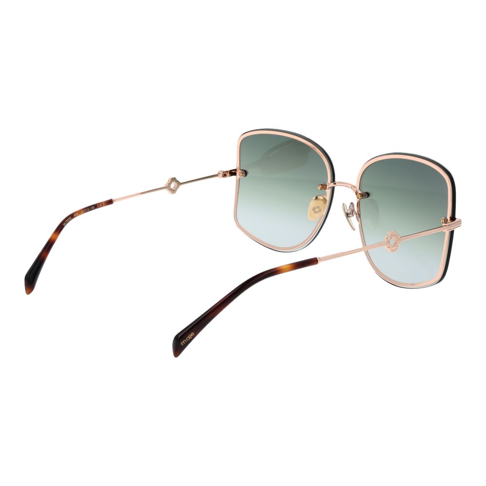 Rose Gold Metal Sunglasses