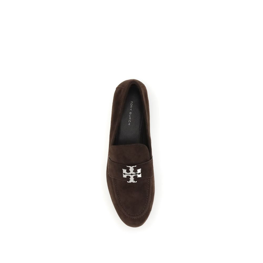 Brown Leather Slip-On Loafers
