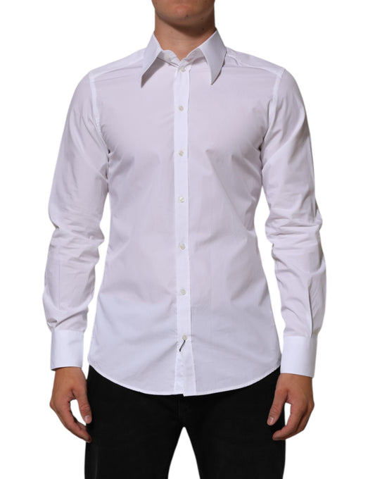 White Cotton MARTINI Men Formal Dress Shirt
