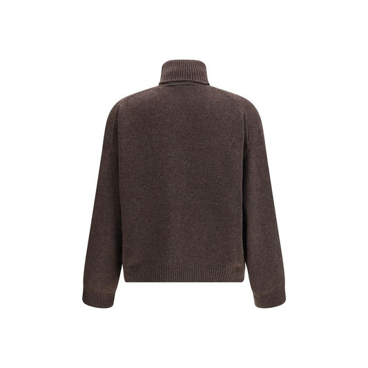 Brown Cashmere Turtleneck