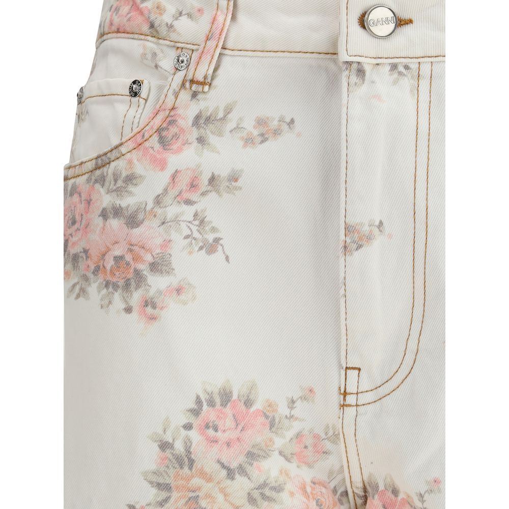 Multicolor Cotton Jeans Denim