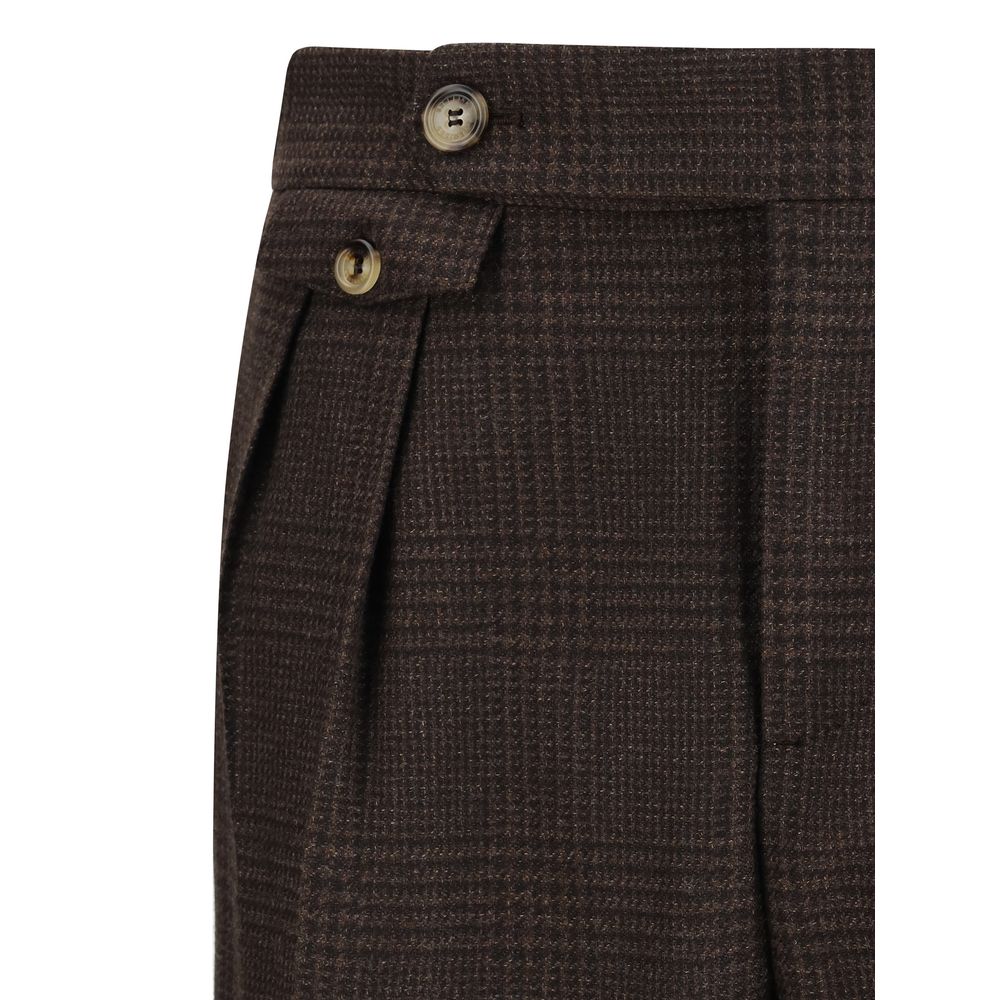 Brown Wool Two-Piece Suit