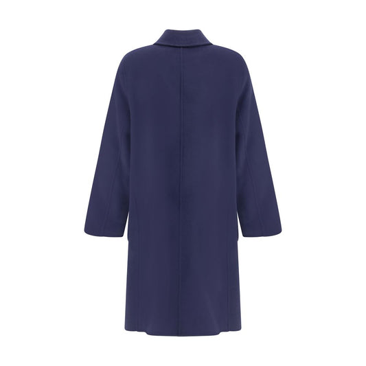 Blue Wool Coat