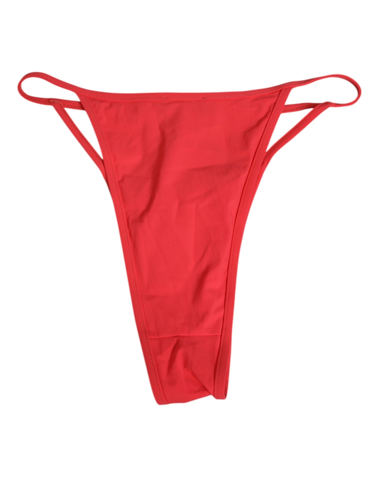 Red Nylon Stretch Tanga Brief Panty Underwear
