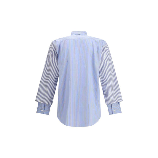 Light Blue Cotton Pattern Shirt