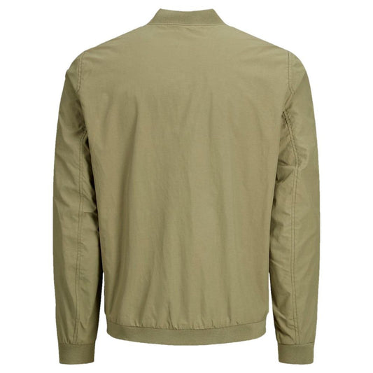 Green Polyester Bomber