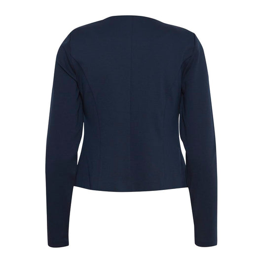 Blue Polyester Blazer