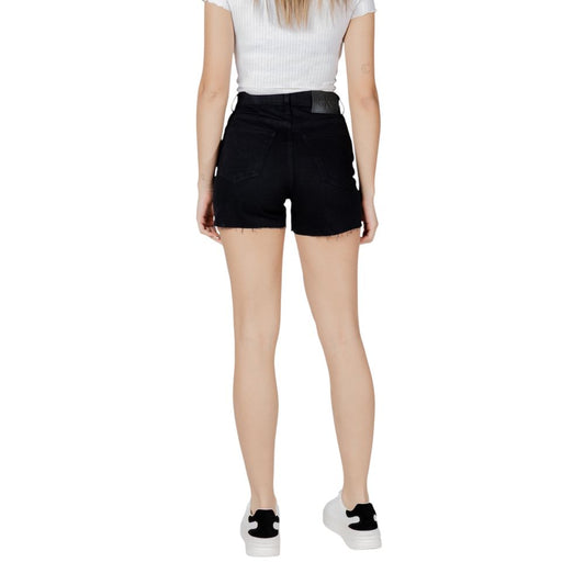 Black Cotton Shorts