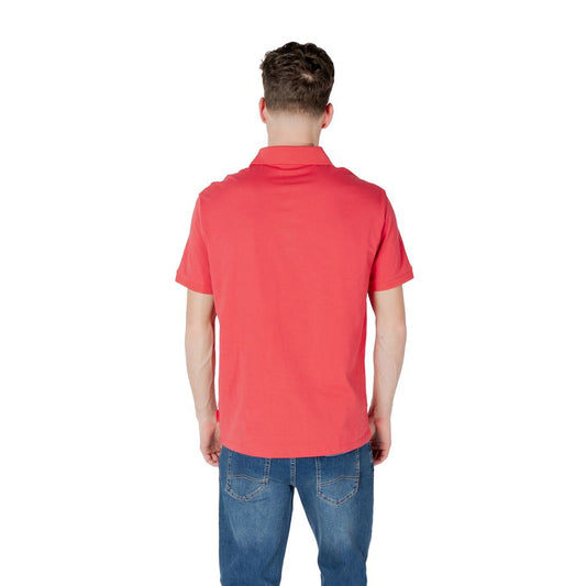 Red Cotton Polo Shirt
