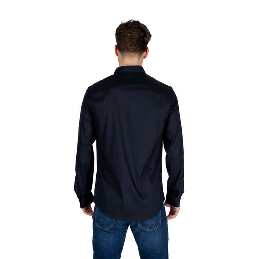 Blue Lyocell Dress Shirt