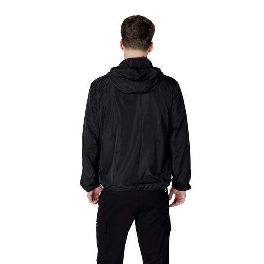 Black Polyester Shell Jacket