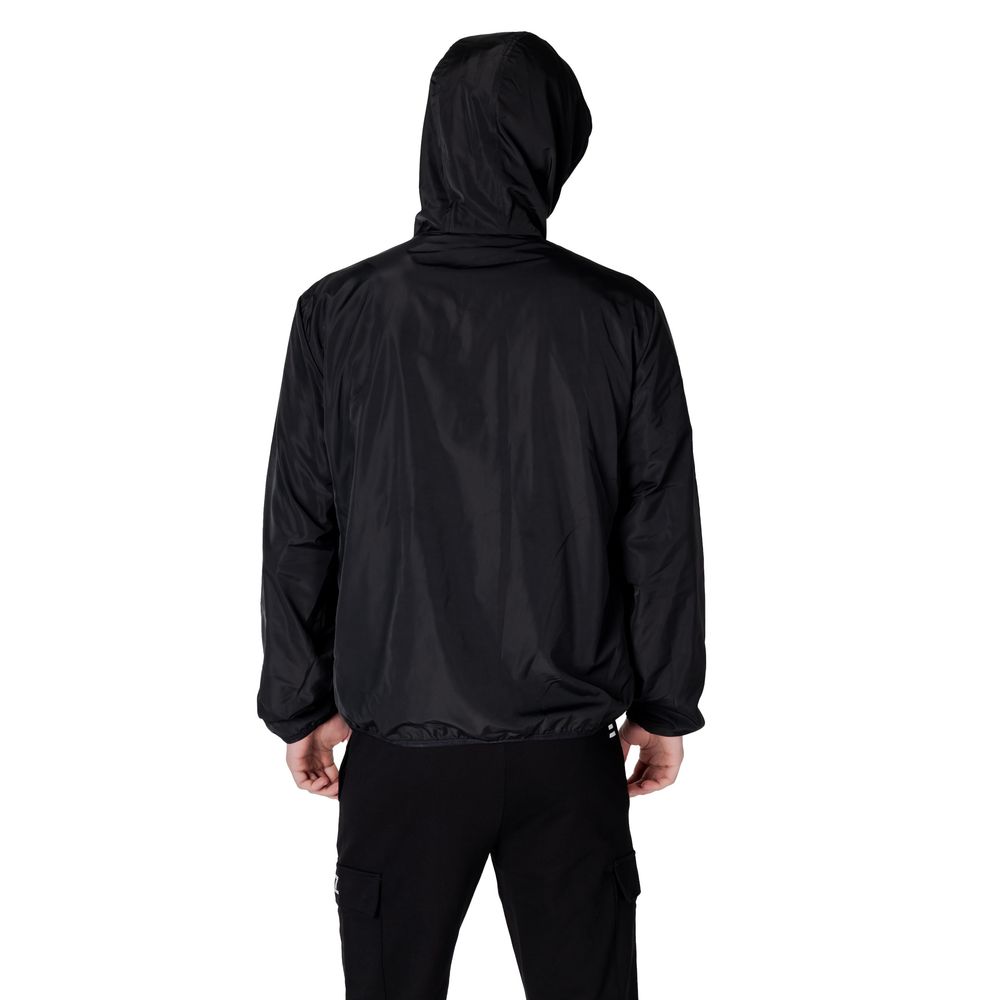 Black Polyester Shell Jacket