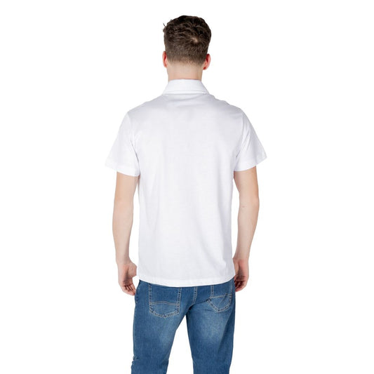 White Cotton Polo Shirt