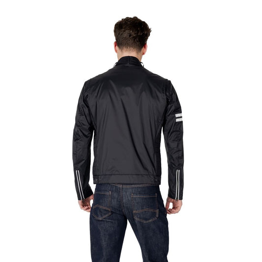 Black Polyamide Biker Jacket