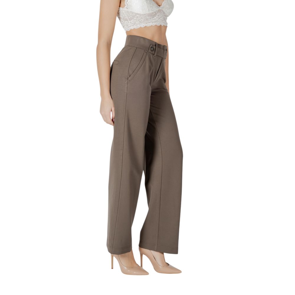 Brown Viscose Pant