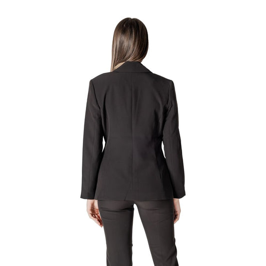 Black Polyester Blazer