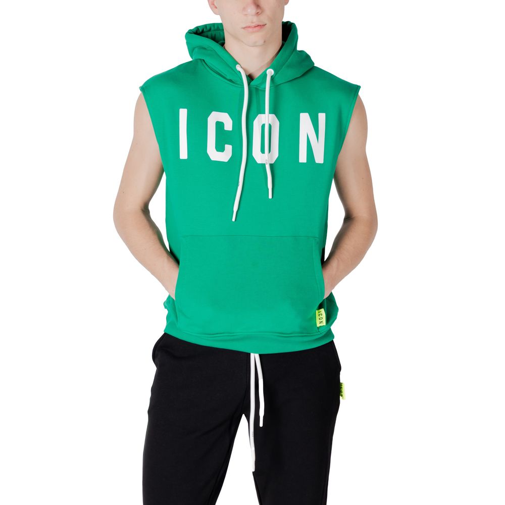 Green Cotton Hoodie