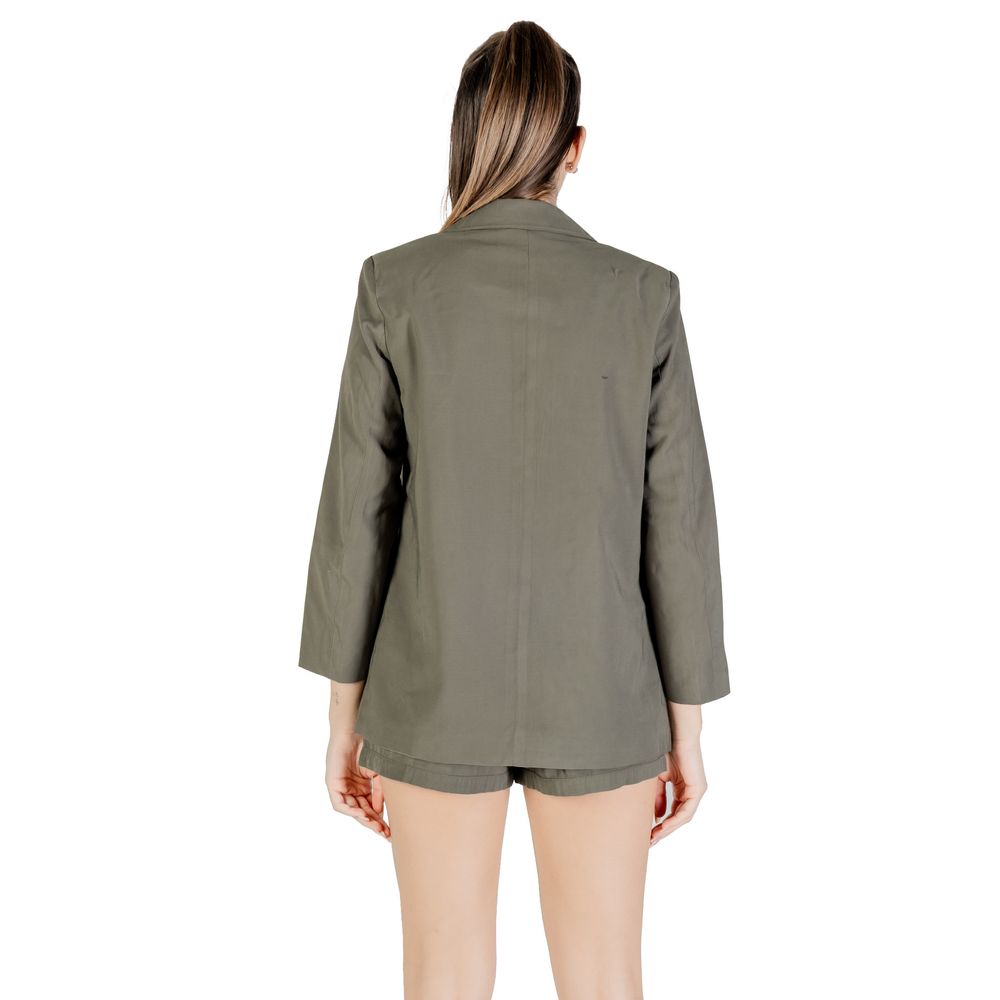 Green Viscose Blazer