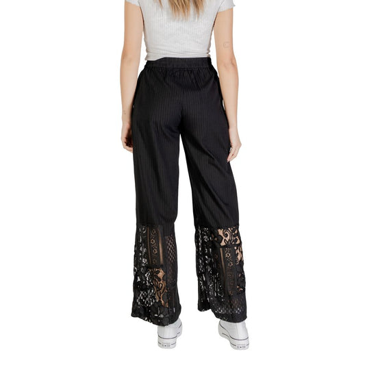 Black Cotton Pant